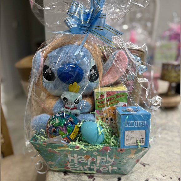 Other - Stitch Easter Gift Basket with 6 items